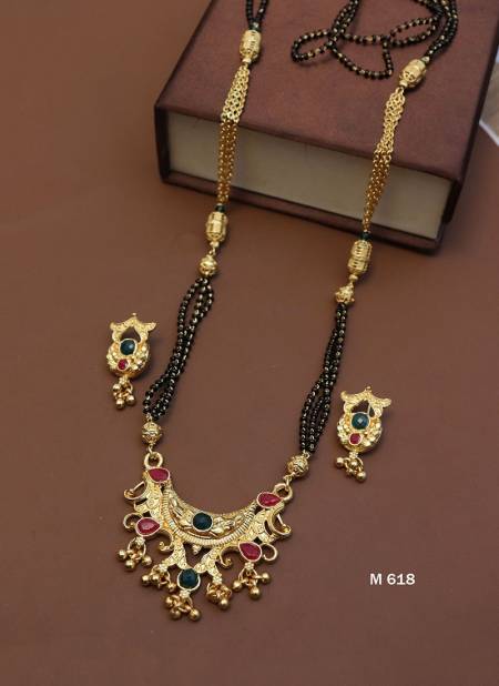 Fancy Wear Latest Long Mangalsutra Collection M 618